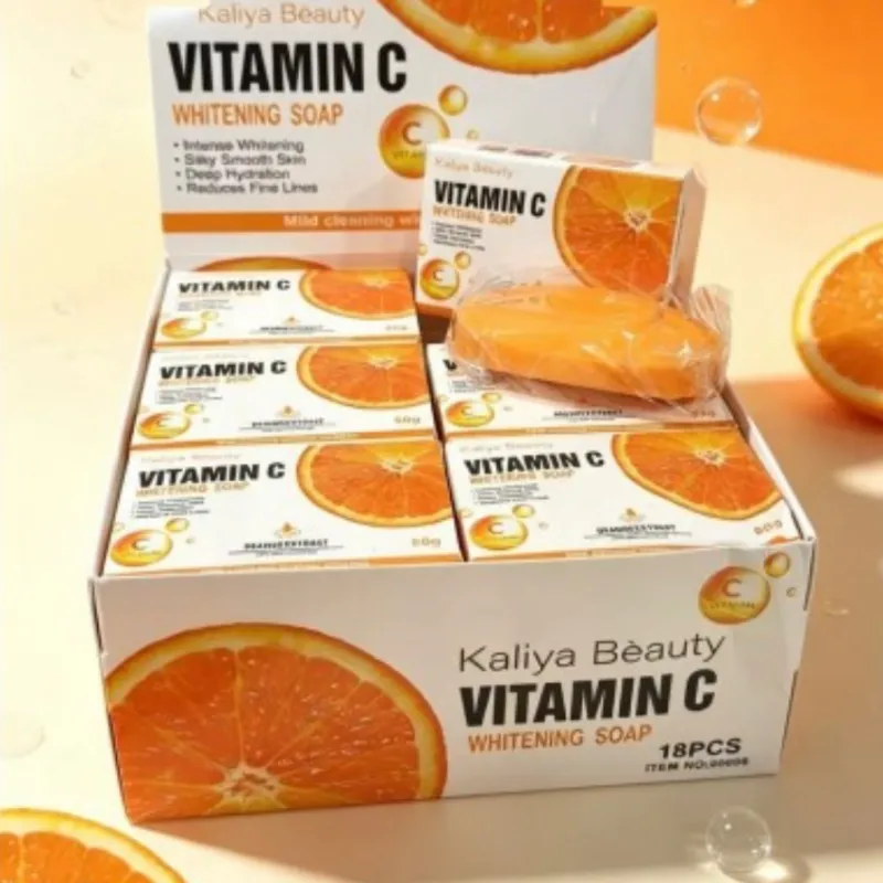 Jabón aclarante Kaliya Beauty con vitamina C 🍊