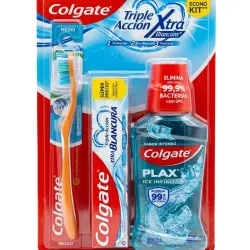 Kit de higiene bucal Colgate triple acción