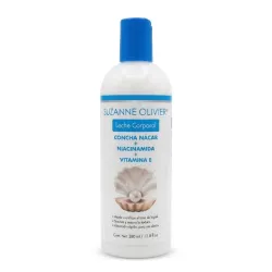 Leche corporal Suzanne Olivier concha nácar + niacinamida + vitamina E