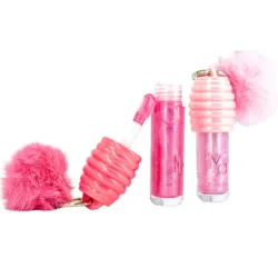 Lip gloss con llavero