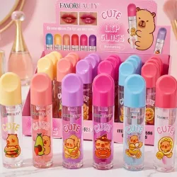 Lip gloss mágico de capibara