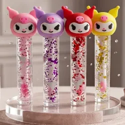 Lip gloss mágico de Kuromi con destellos ✨️