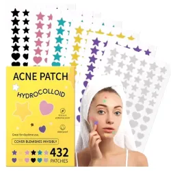 Mascarilla de estrellas ⭐️ y corazones ♥️ para el acné