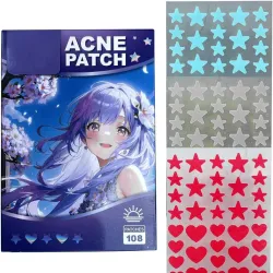 Mascarilla de estrellas ⭐️ y corazones ♥️ para el acné