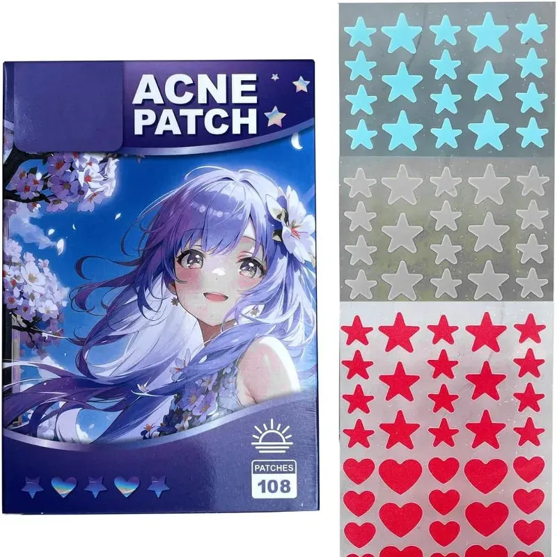 Mascarilla de estrellas ⭐️ y corazones ♥️ para el acné