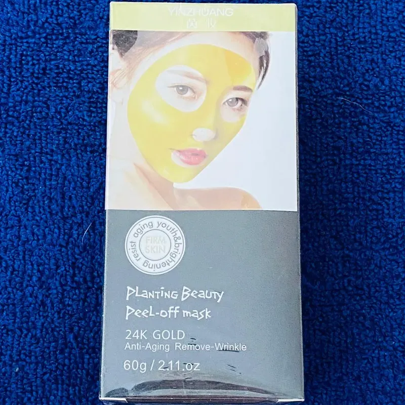 Mascarilla facial 24K gold peel off