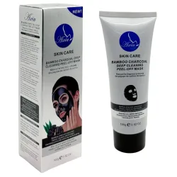 Mascarilla facial Axiu peel off con extracto de carbón de bambú
