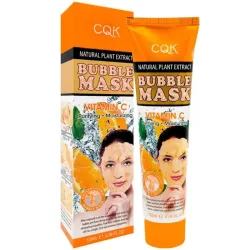Mascarilla facial CQK burbujeante 🫧 con vitamina C 🍊