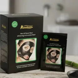 Mascarilla peel off de carbón de bambú