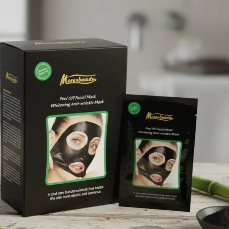 Mascarilla peel off de carbón de bambú