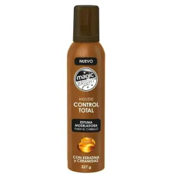 Mousse Aqua Net Magic Bright para control total