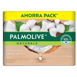 Pack de jabón Palmolive Naturals de coco 🥥 y algodón