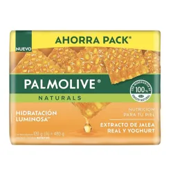 Pack de jabón Palmolive Naturals de extracto de jalea real 🍯 y yogurt