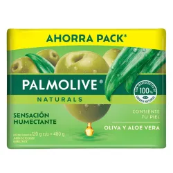 Pack de jabón Palmolive Naturals de oliva 🫒 y aloe vera