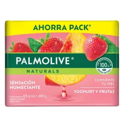 Pack de jabón Palmolive Naturals de yoghurt y frutas