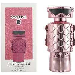 Perfume Futuristic girl pink