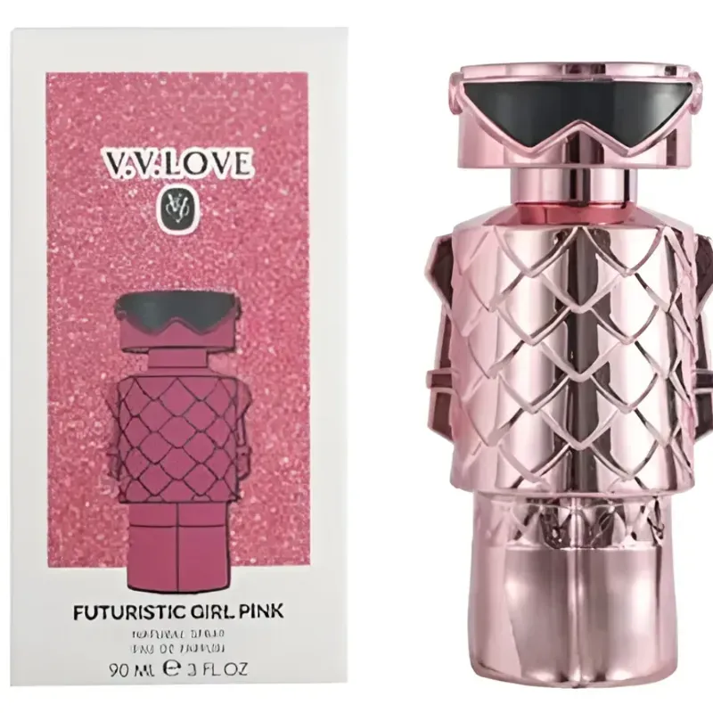 Perfume Futuristic girl pink