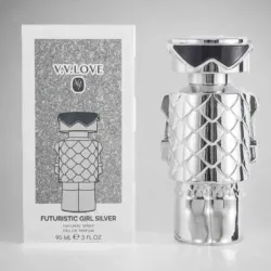Perfume Futuristic girl silver