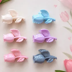 Pinza en forma de tulipán 🌷
