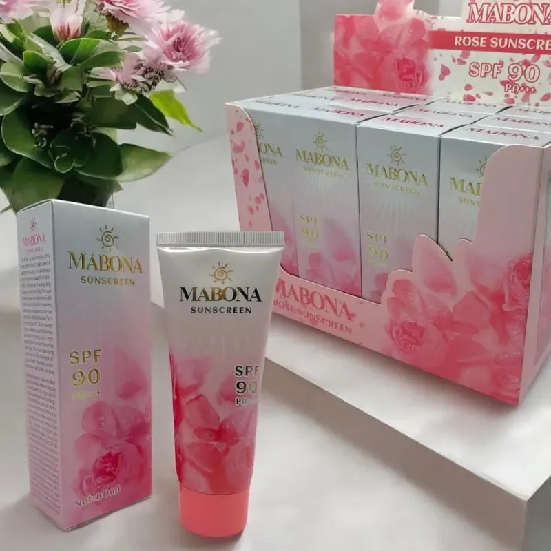 Protector solar Mabona de rosa 🌹 