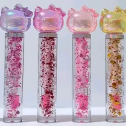 Lip Gloss mágico de Hello Kitty con destellos ✨️