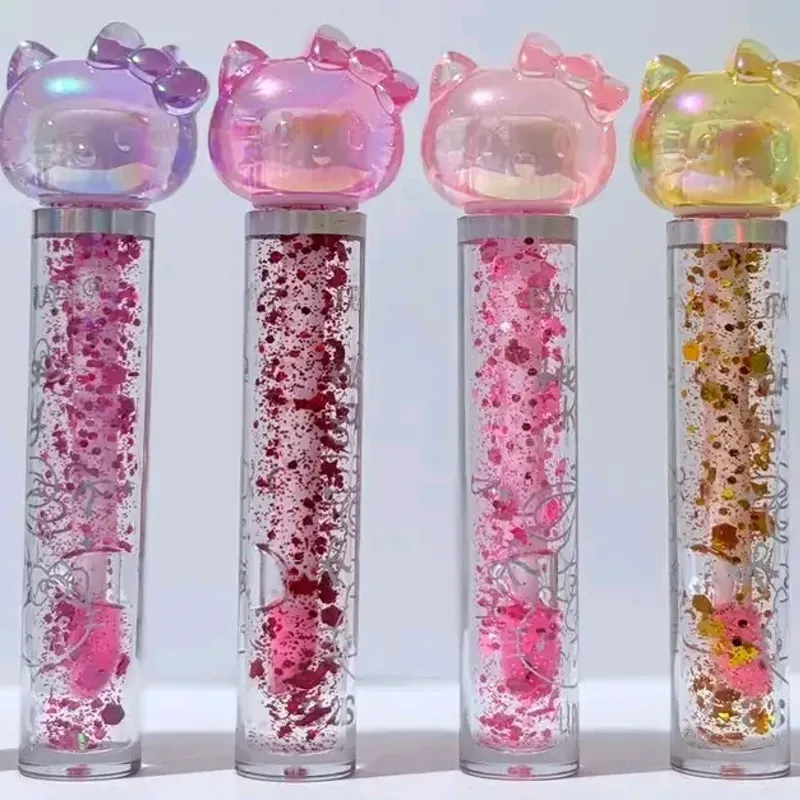 Lip Gloss mágico de Hello Kitty con destellos ✨️