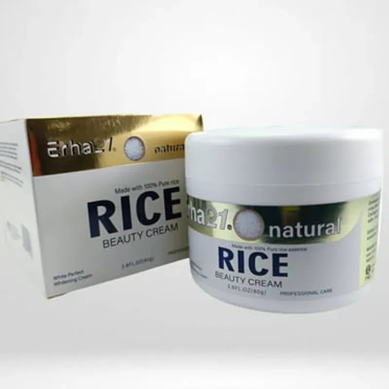 Crema Erha 21 aclarante con arroz 🌾 