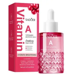 Serum Sadoer con vitamina A, niacinamida y arándanos rojos