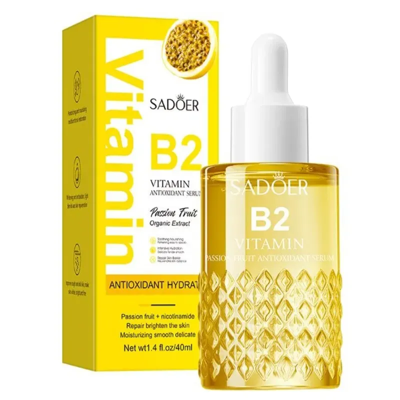 Serum Sadoer con vitamina B2, niacinamida y fruta de la pasión