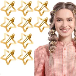 Set de 10 estrellas doradas