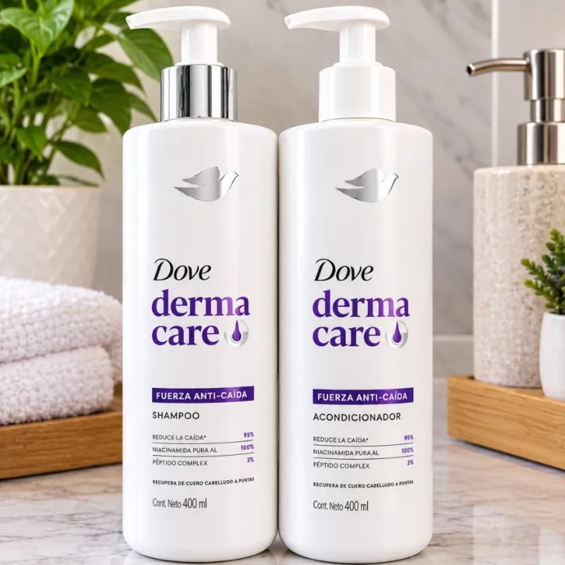 Shampoo+Acondicionador Dove derma care fuerza anti caída