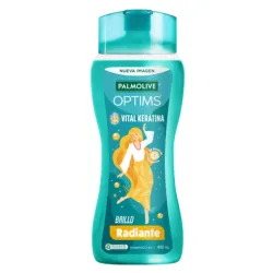 Shampoo Palmolive optims vital keratina brillo radiante