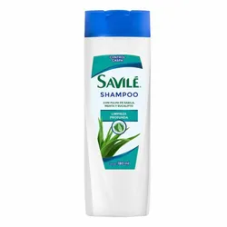 Shampoo Savilé con pulpa de sábila, menta y eucalipto limpieza profunda