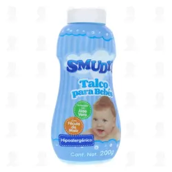 Talco Smudy's azul para bebé