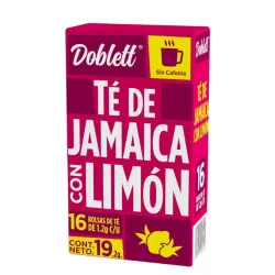Té de jamaica 🌺 y limón 🍋 Doblett