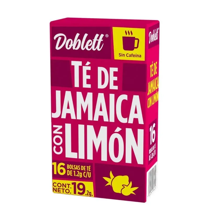 Té de jamaica 🌺 y limón 🍋 Doblett