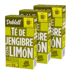 Té de jengibre y limón 🍋 Doblett