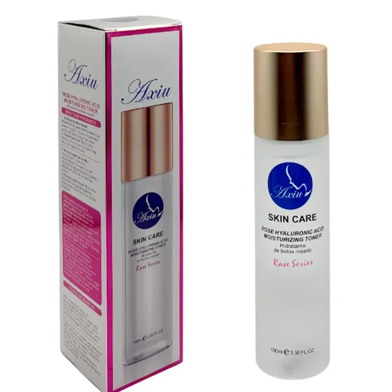 Tónico facial Axiu con extracto de ácido hialurónico y rosas 🌹