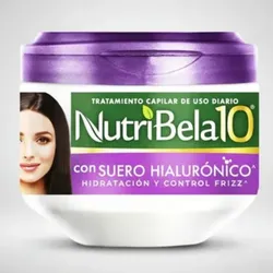 Tratamiento capilar Nutribela 10 con suero hialurónico hidratación y control de frizz