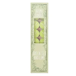 Velas pequeñas de té verde 🍵 y limón 🍋 