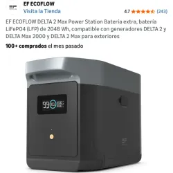 BATERÍA EXTRA DE ECOFLOW DELTA 2 MAX 2048WH