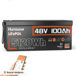 BATERÍA LIFEPO4 48V 100AH / 5120WH