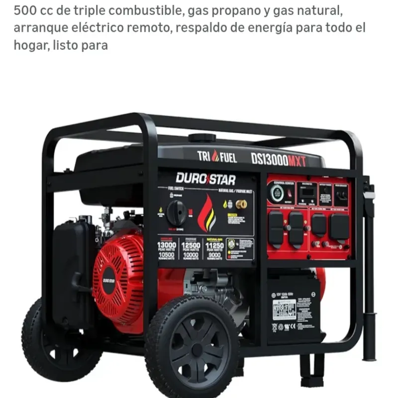 GENERADOR DUROMAX TRIFUEL 13000W