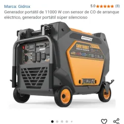 GENERADOR GIDROX TRIFUEL INVERTER SUPER SILENCIOSO 11000W