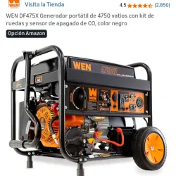 GENERADOR WEN DUALFUEL 4750W