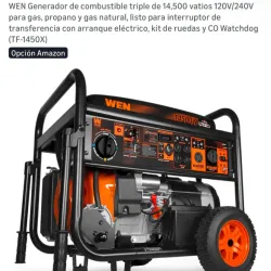 GENERADOR WEN TRIFUEL 14500W