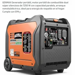 GENMAX SUPER SILENCIOSO DUALFUEL 7250W