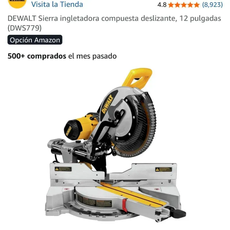 SIERRA INGLETADORA COMPUESTA DESLIZANTE 12 PULGADAS 