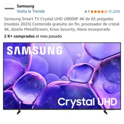SMART TV SAMSUNG 65 PULGADAS