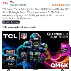 SMART TV TCL 65 PULGADAS 